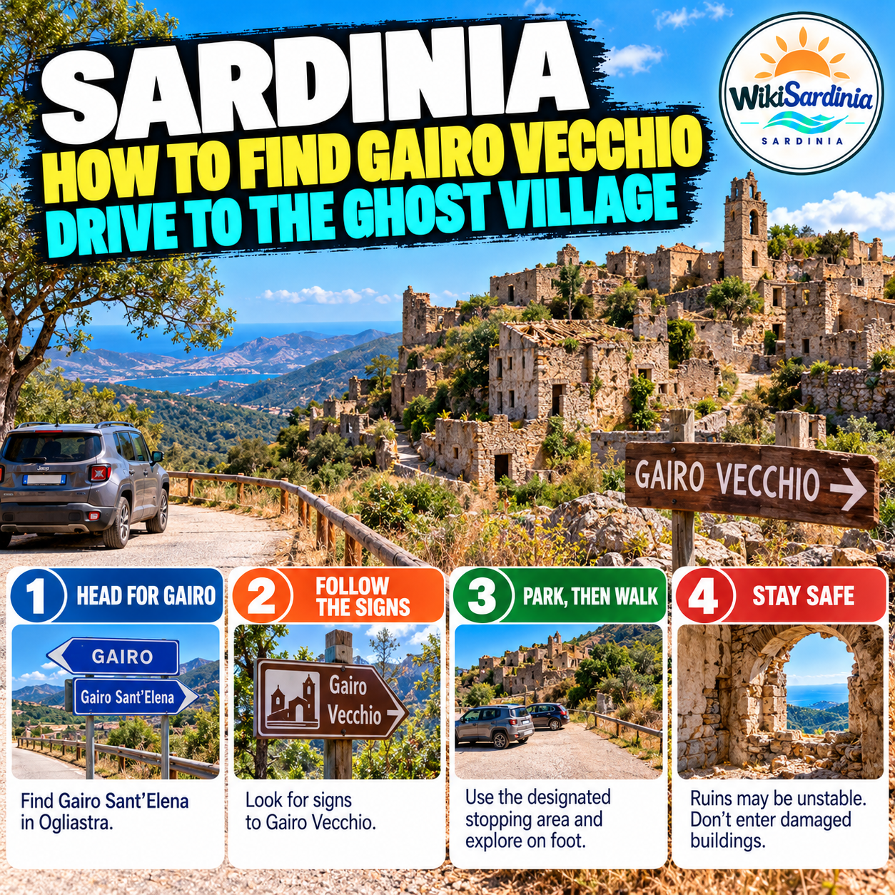 How to Visit Gairo Vecchio by Car: Sardinia’s Abandoned Village