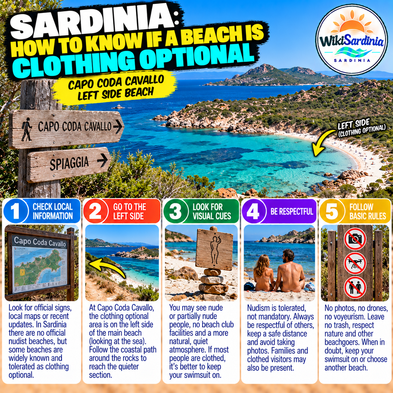 How to Tell If a Beach in Sardinia Is Clothing-Optional