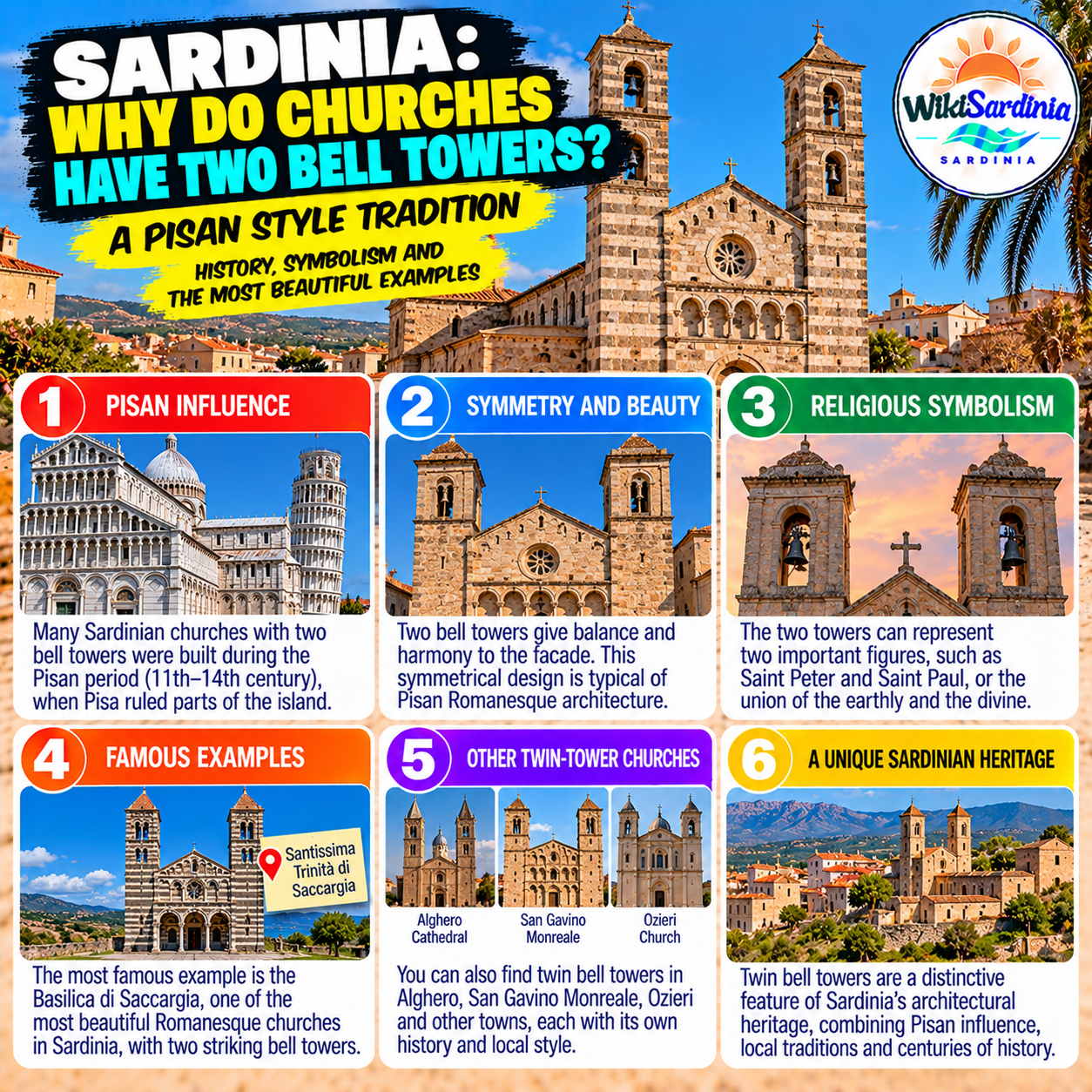 Why Do Some Sardinian Churches Have Two Bell Towers?
