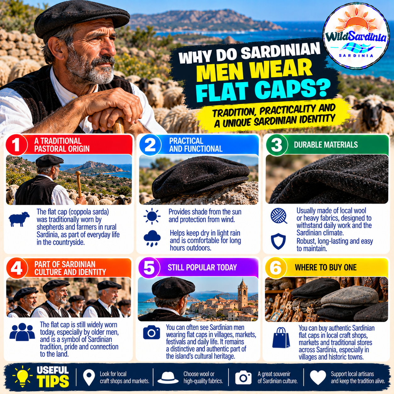 Why Do Sardinian Men Wear Flat Caps?