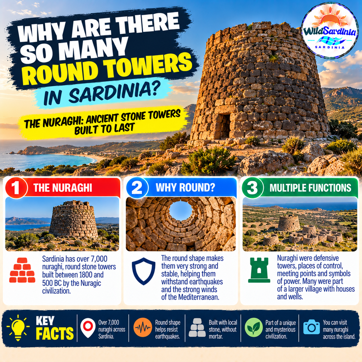 Why Are There So Many Round Towers in Sardinia?