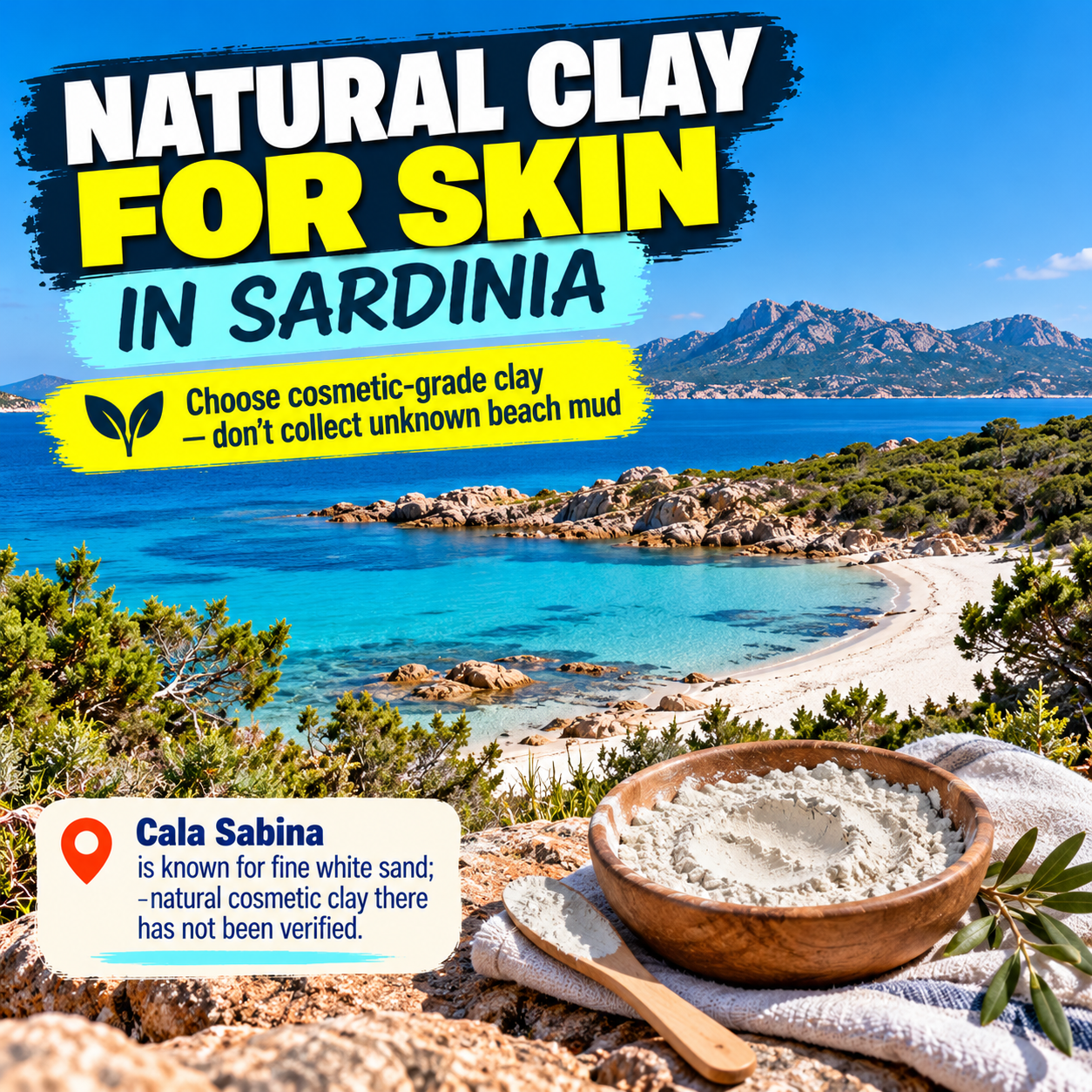 How to Find Natural Clay for Your Skin in Sardinia