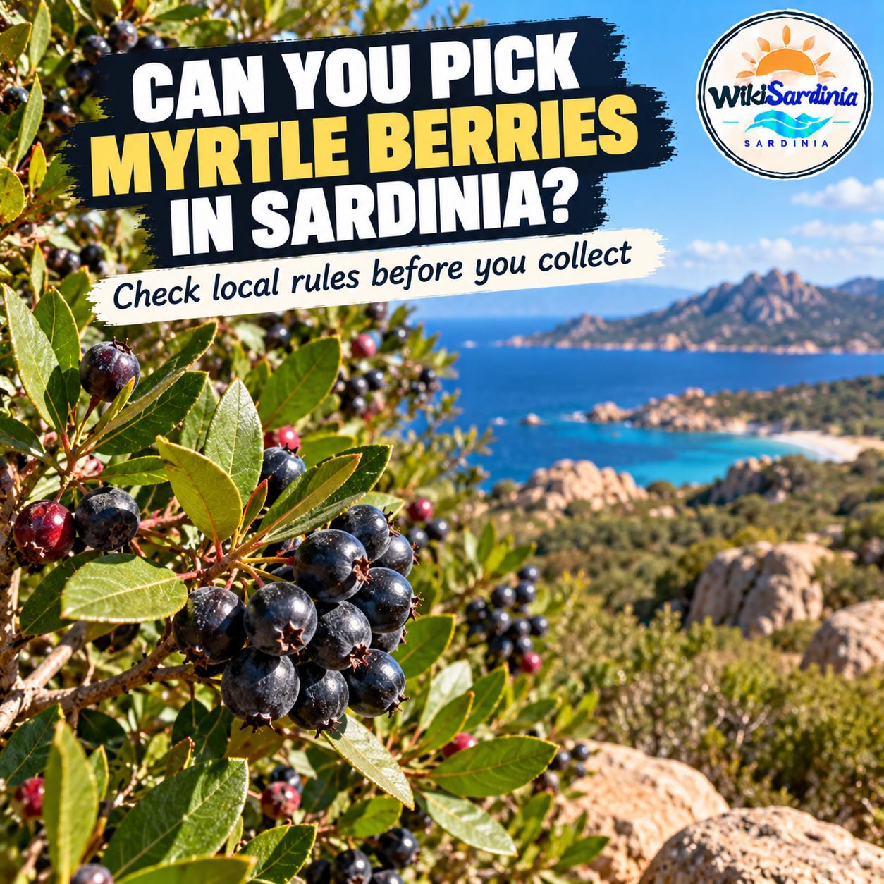 Is It Legal to Pick Myrtle Berries in Sardinia?