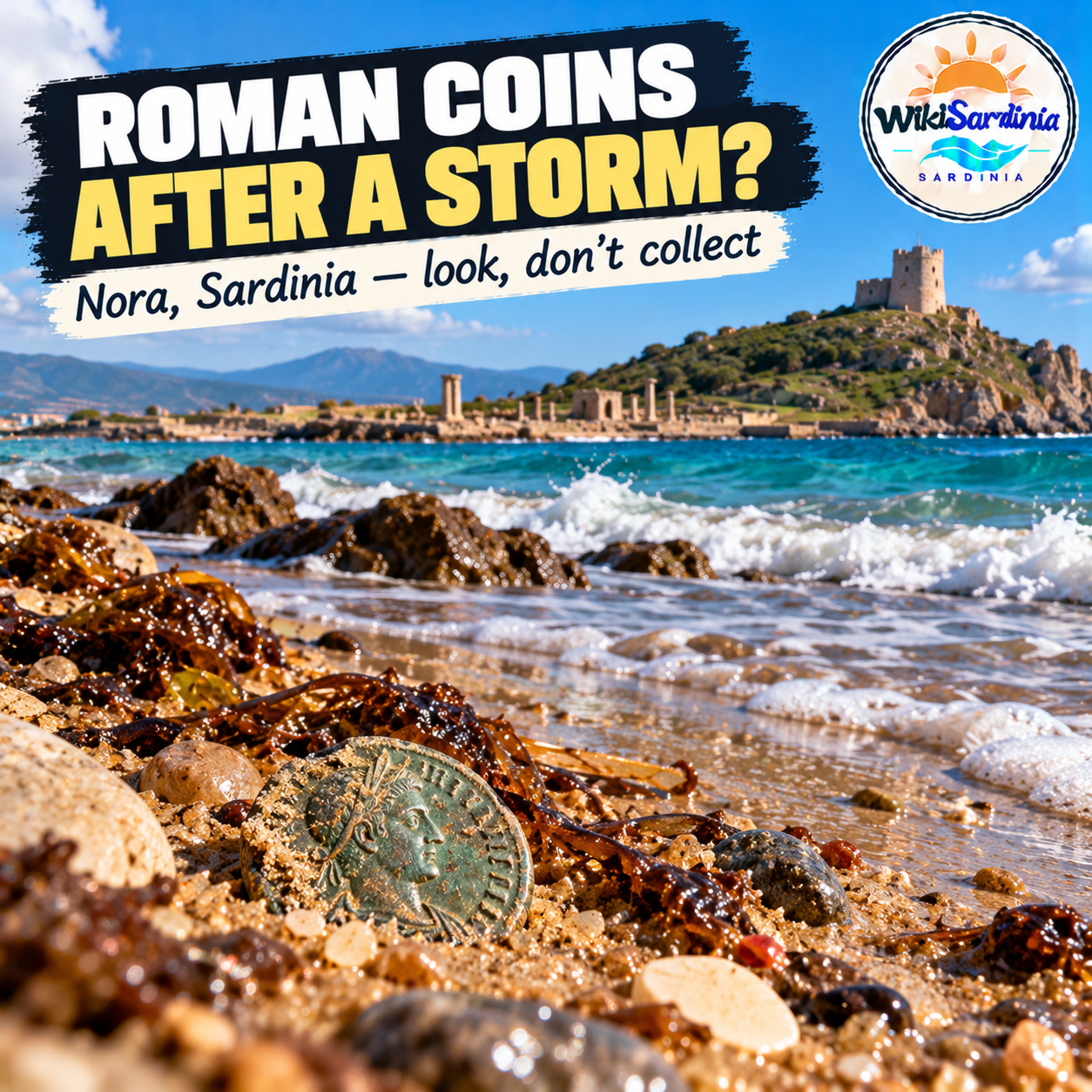 Can You Find Roman Coins on Nora Beach After a Storm?