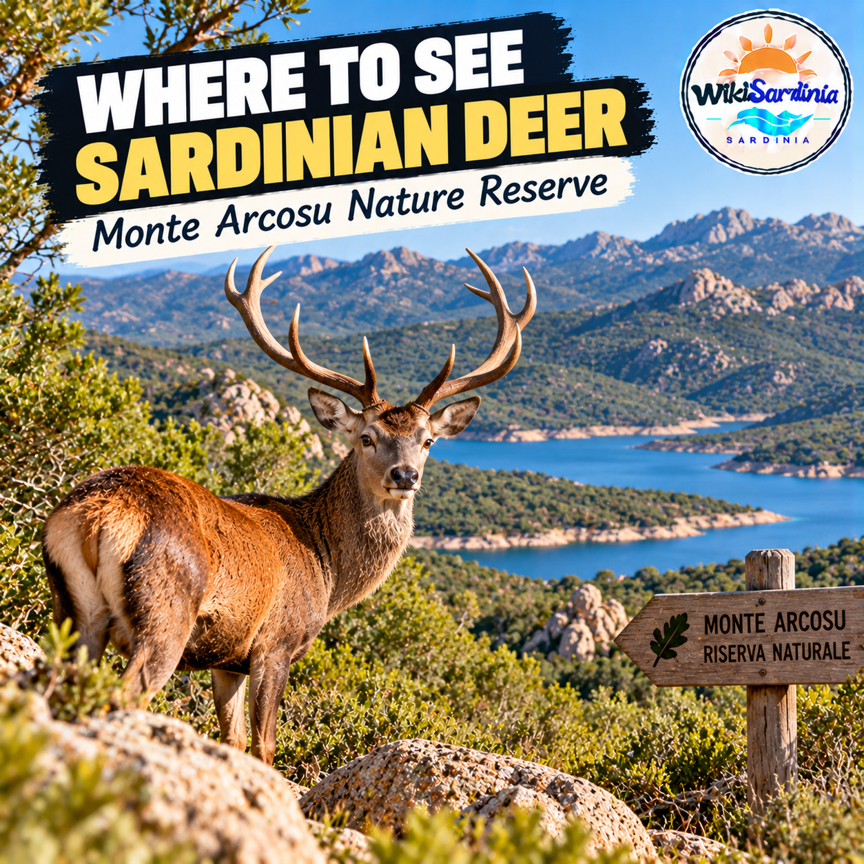 Best Place to See Sardinian Deer: Monte Arcosu Nature Reserve
