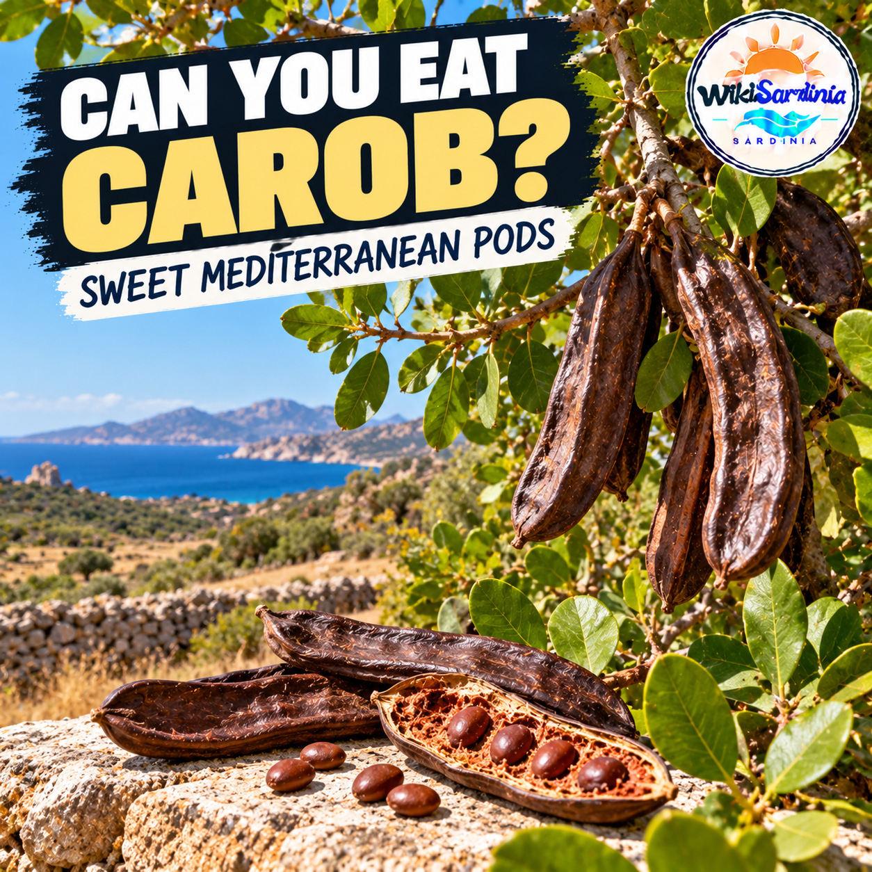Can You Eat Carob Straight from the Tree in Sardinia?