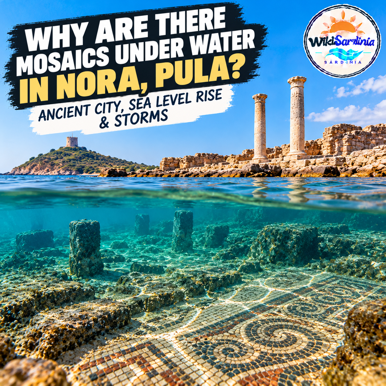 Why Are There Mosaics Under Water at Nora, Pula?