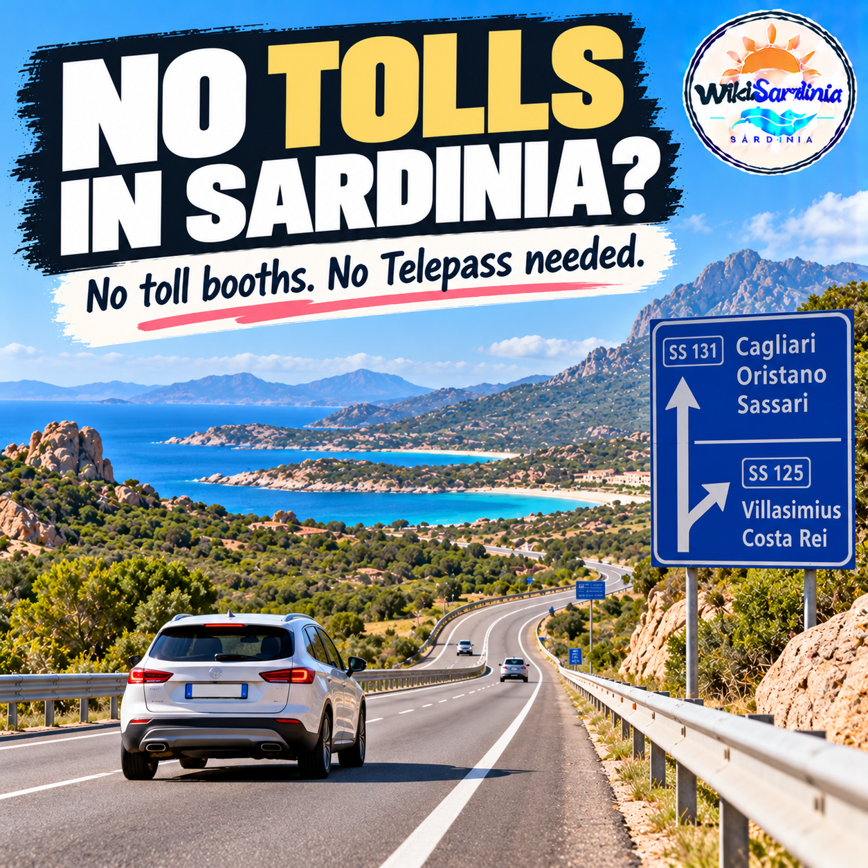 Sardinia: How to Pay Tolls (There Aren’t Any!)