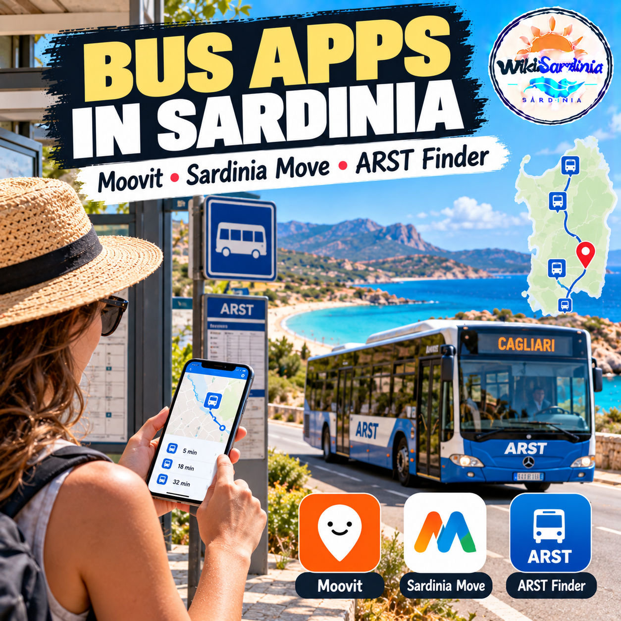 Best App for Live Bus Tracking in Sardinia If You Don’t Speak Italian