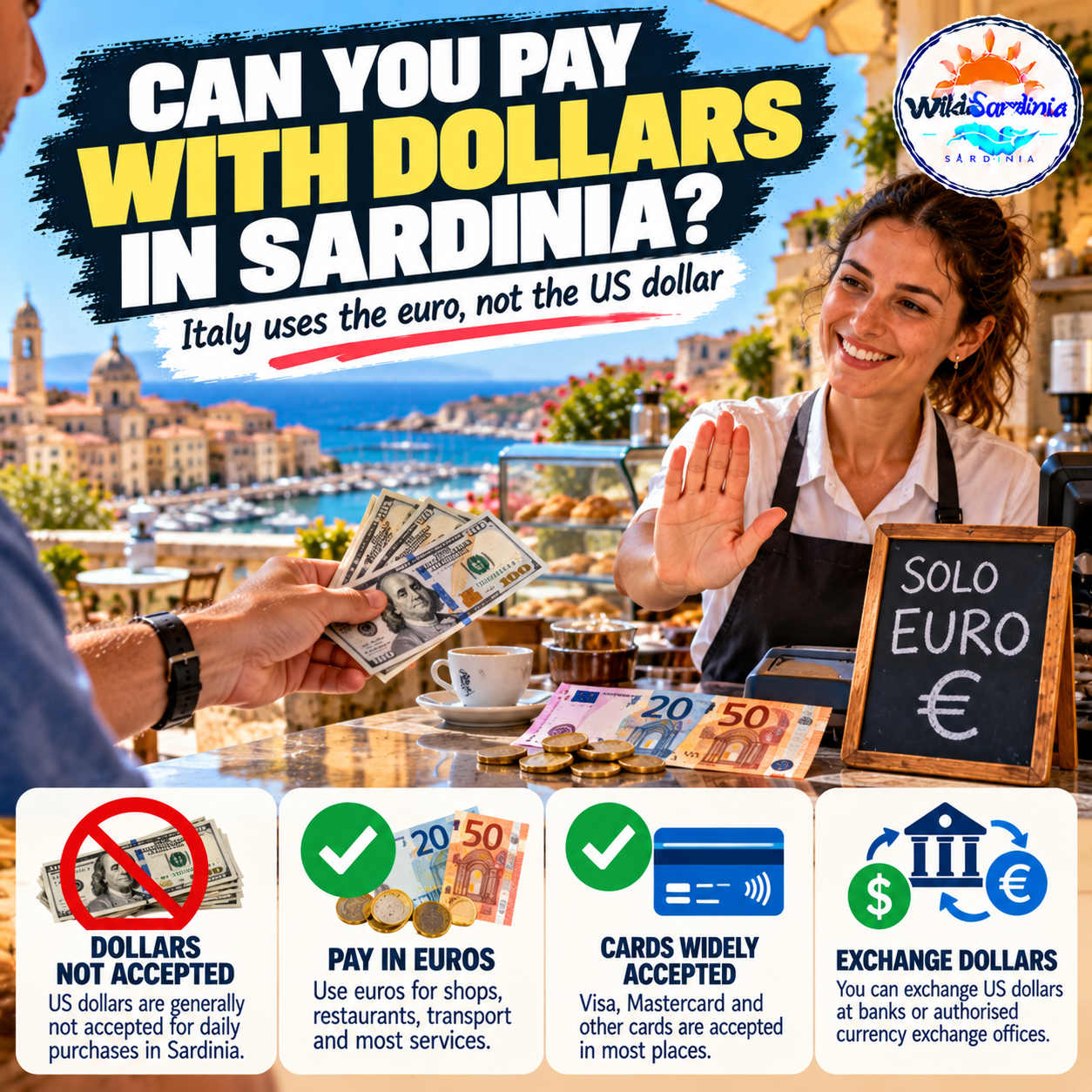 Can You Pay with US Dollars in Sardinia?