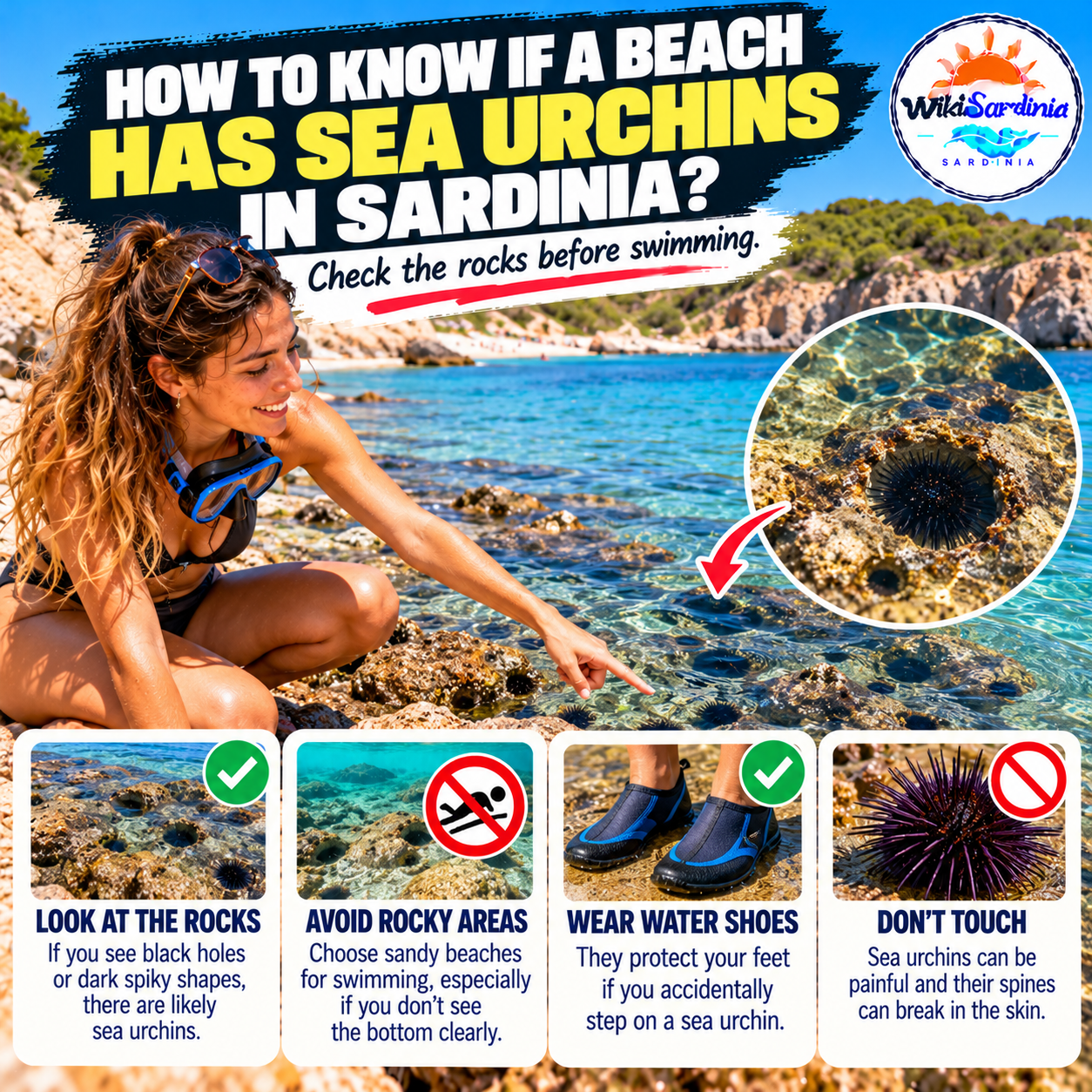 Sardinia: How to Know If a Beach Has Sea Urchins Before Swimming