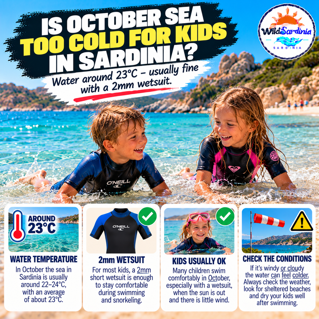 Sardinia: Is the Sea Too Cold for Kids in October?