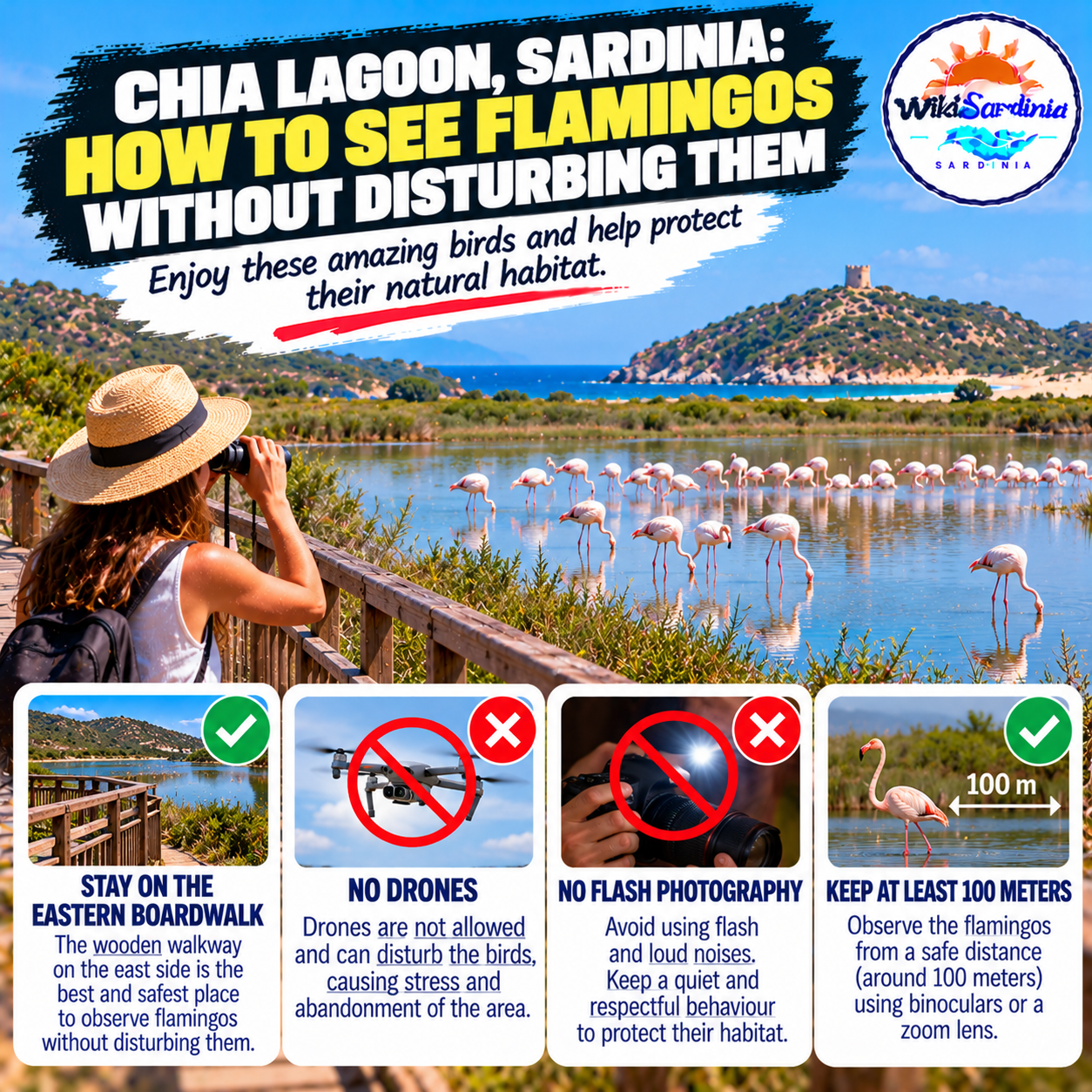 Sardinia: Chia Lagoon — How to See Flamingos Without Disturbing Them
