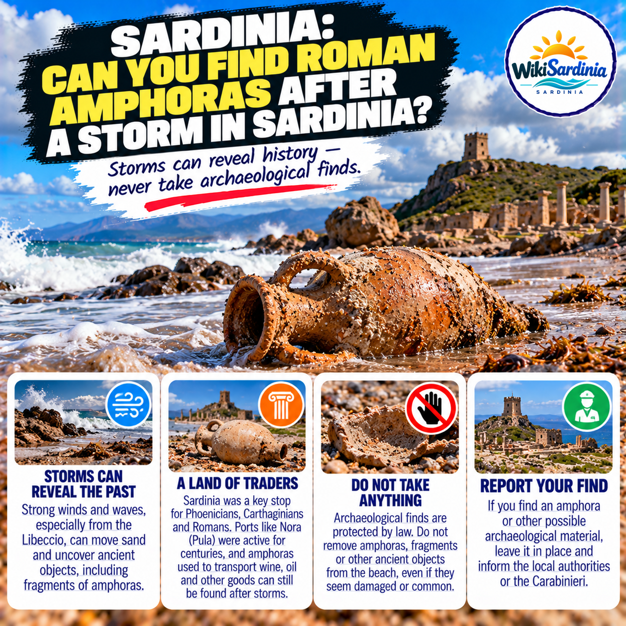Sardinia: Can You Find Roman Amphorae on the Beach After a Storm?