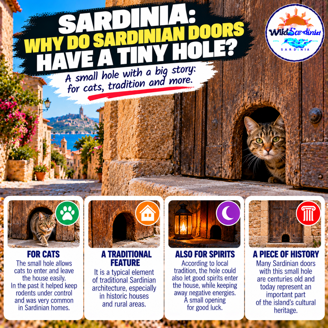 Sardinia: Why Do Some Old Doors Have a Tiny Hole?