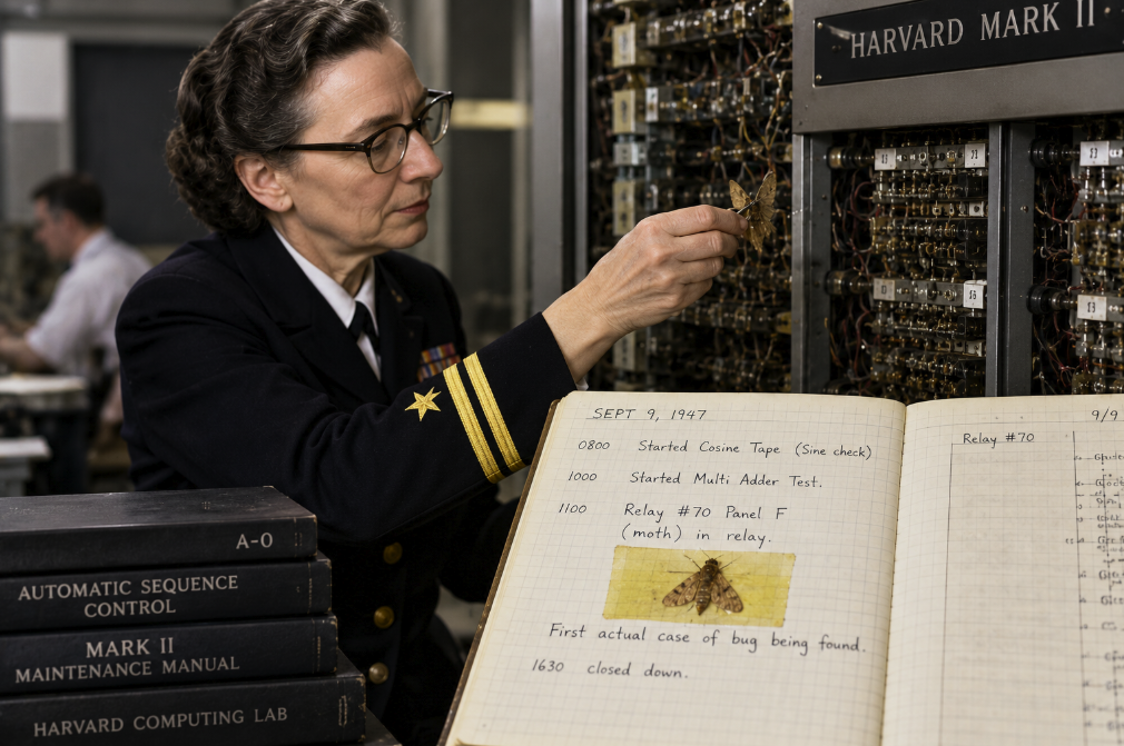 The Moth That Became a Computer Legend: The Real Origin of the “Bug”