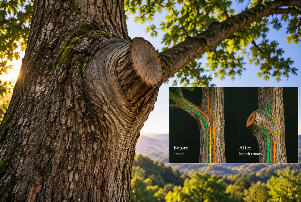 Do Trees Remember Lost Branches? The Science Behind Their So-Called “Phantom Limbs”