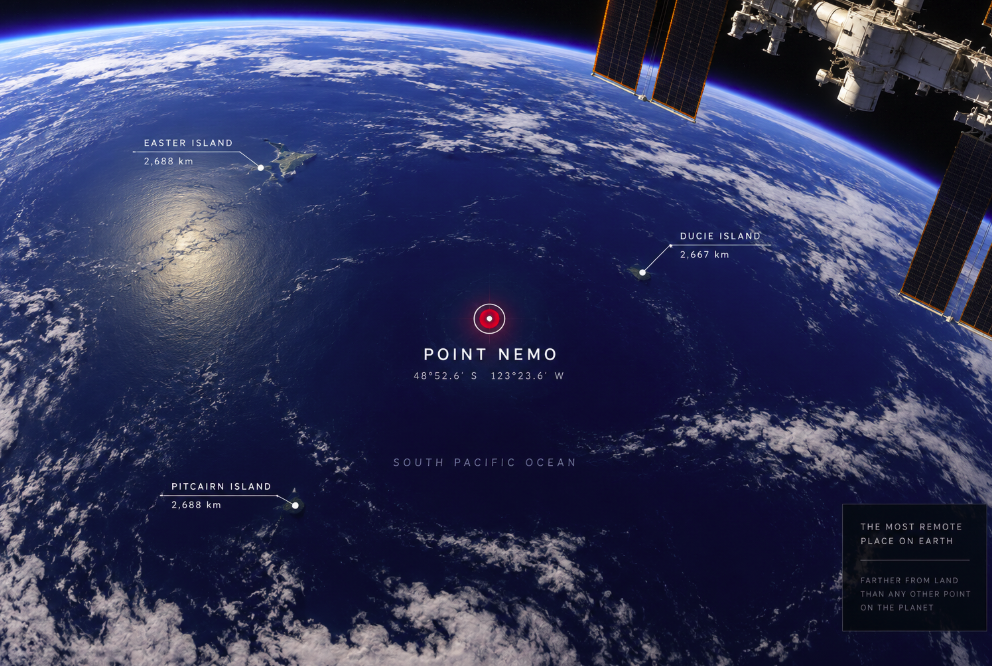 Point Nemo: The Place on Earth Where the Nearest Humans May Be in Space