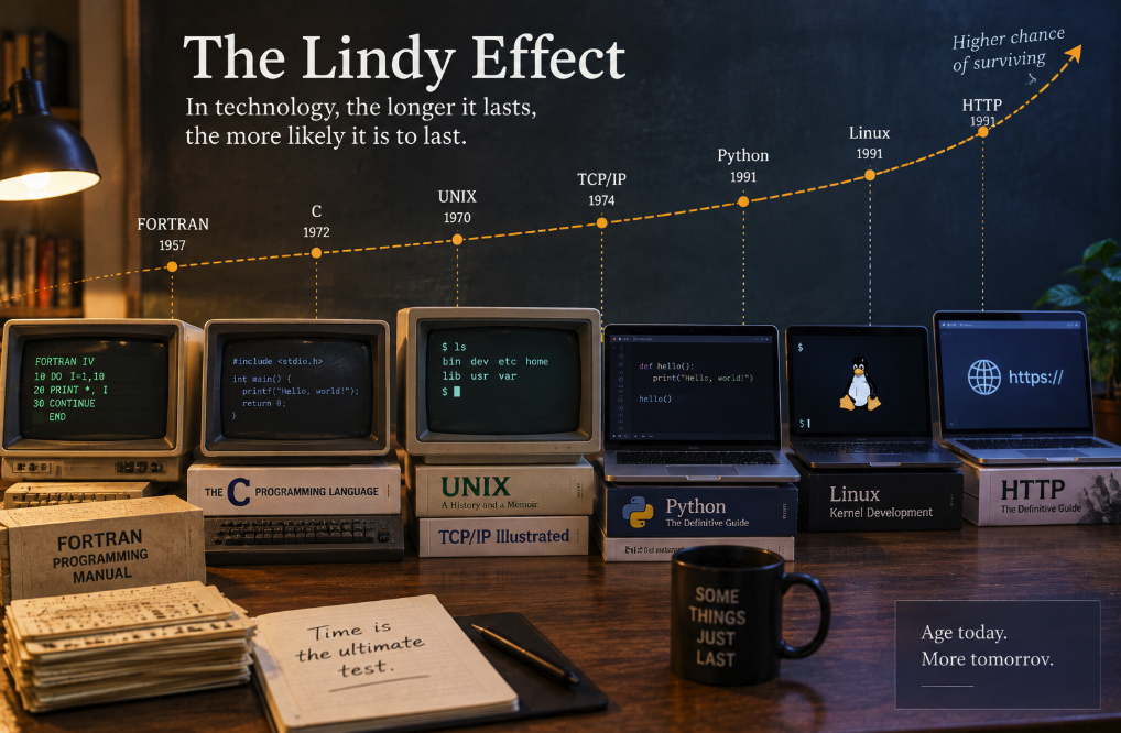 Why Old Technology Refuses to Die: The Lindy Effect in Software