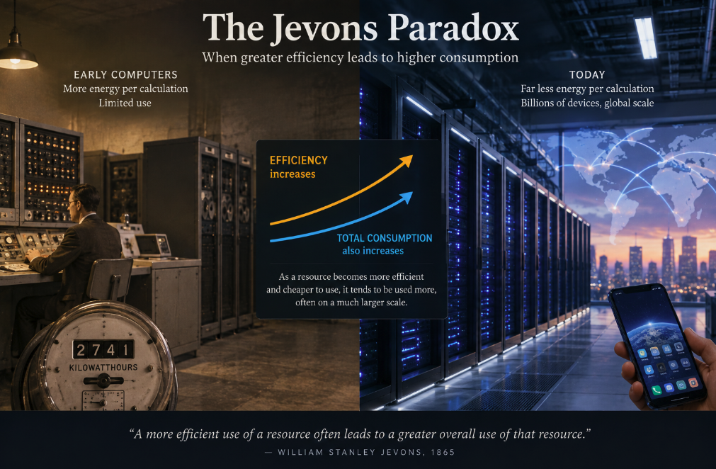 The Jevons Paradox: Why Making Technology More Efficient Can Make Us Use More of It