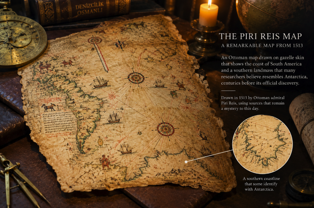 The Piri Reis Map: Did an Ottoman Admiral Really Map Antarctica in 1513?