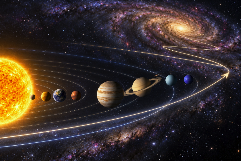Earth Is Moving Far Faster Than You Think — But Its Path Is Not a Simple Spiral