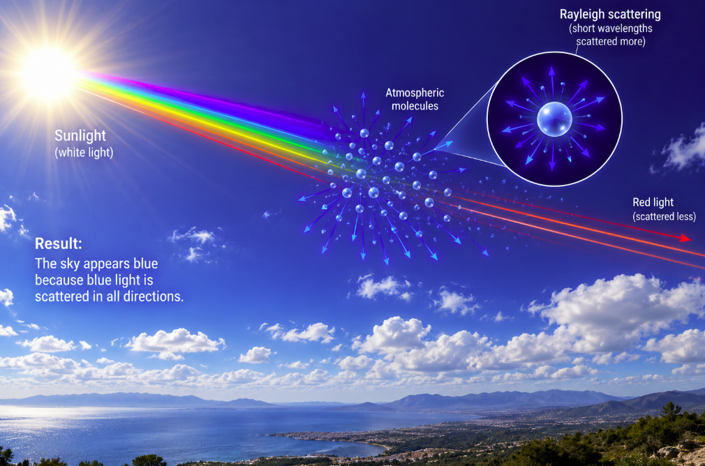 Why Is the Sky Blue? The Physics Behind an Everyday Wonder