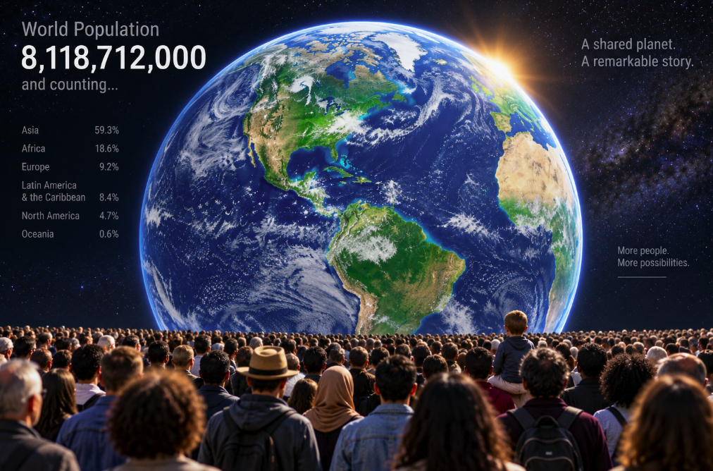 How Many People Are on Earth? Why the Number Can Never Be Truly Live