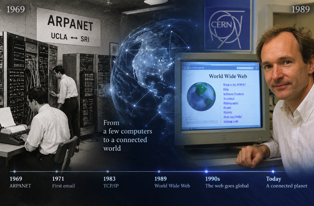 How the Internet Was Invented: From ARPANET to the World Wide Web