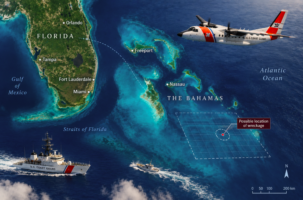 Bahamas Plane Tragedy: Four Family Members Found Dead After Flight to Florida Vanished