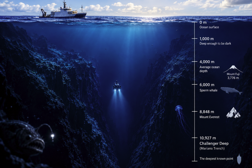 How Deep Is the Ocean? A Journey to the Bottom of the Mariana Trench
