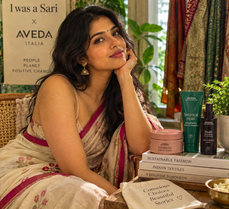 I Was a Sari x Aveda Italia: Indian Upcycling Meets Conscious Beauty