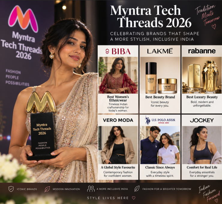 Myntra Tech Threads 2026 Winners: Biba, Lakmé, Rabanne and the Brands Defining Indian Style