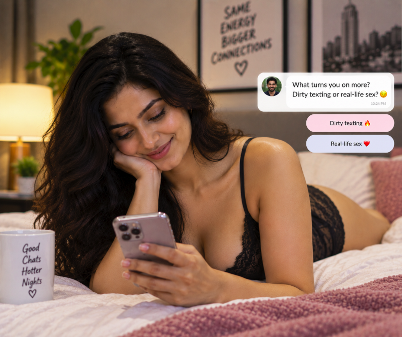 Dirty Texting or In-Person Intimacy? What This Dating Question Really Reveals