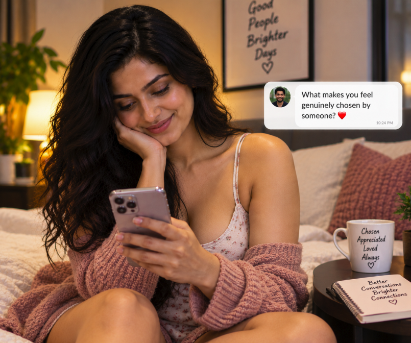 “What Makes You Feel Genuinely Chosen?” A Dating Question That Reveals How Someone Loves