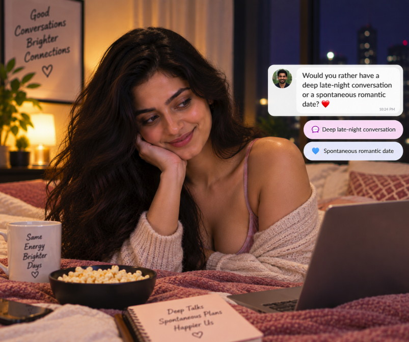 Deep Late-Night Conversation or Spontaneous Romantic Date? What Your Choice Reveals