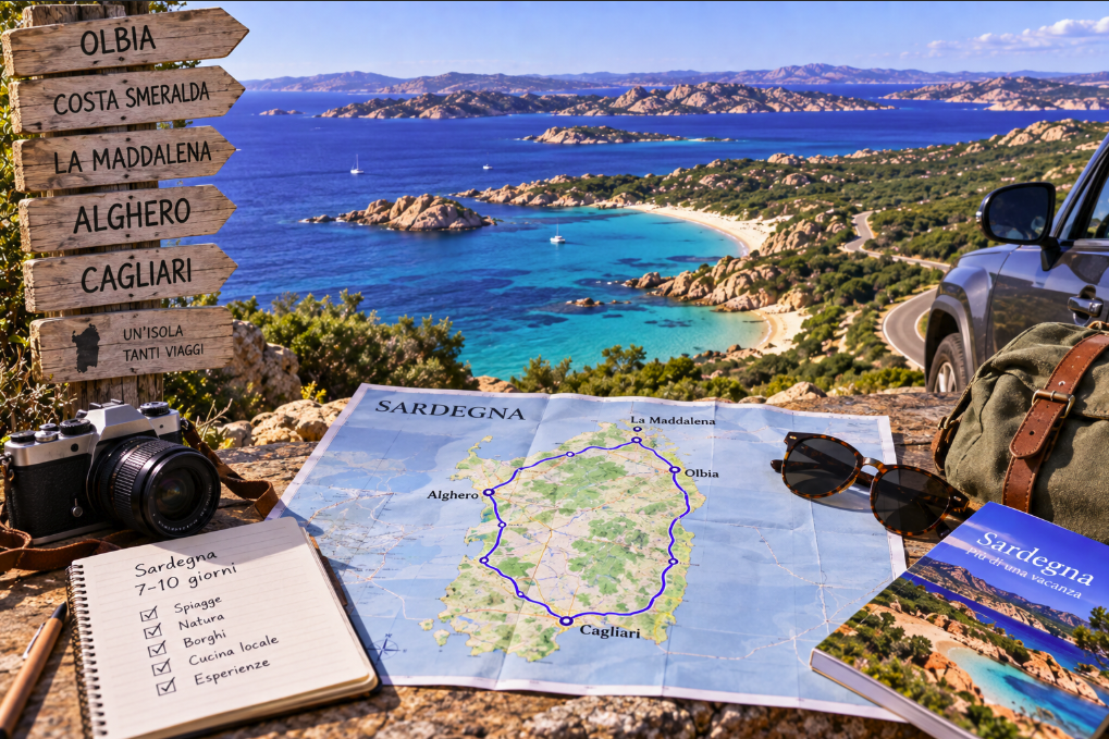 Sardinia in 7 or 10 Days: Road Trip Itinerary from Olbia to Cagliari