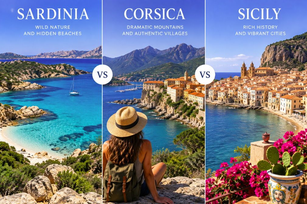 Sardinia vs Corsica vs Sicily: Which Mediterranean Island Is Best for You?