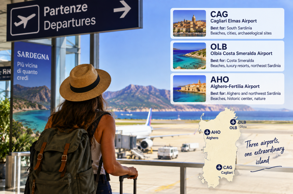 Which Sardinia Airport Should You Fly Into? CAG, OLB and AHO Explained