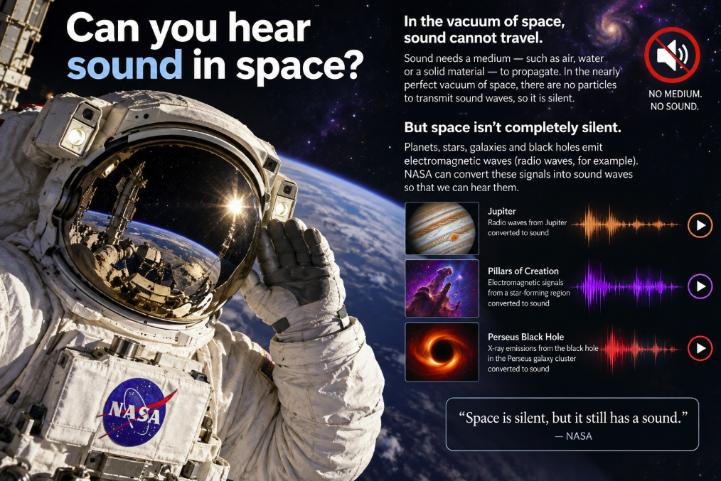 Can You Hear Sound in Space? The Truth Behind NASA’s Eerie Cosmic Audio