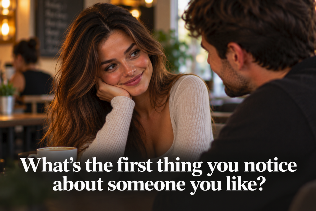 What’s the First Thing You Notice About Someone You Like?