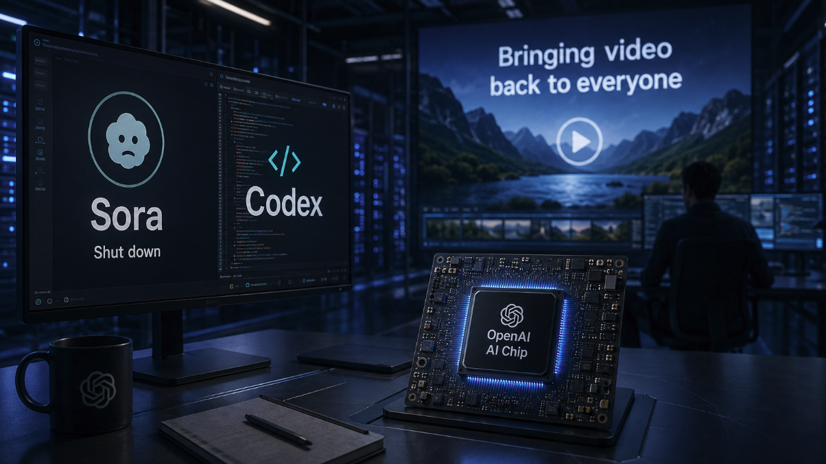 OpenAI’s Jalapeño Chip Won’t Automatically Bring Sora Back — It May Make Codex Even Harder to Beat
