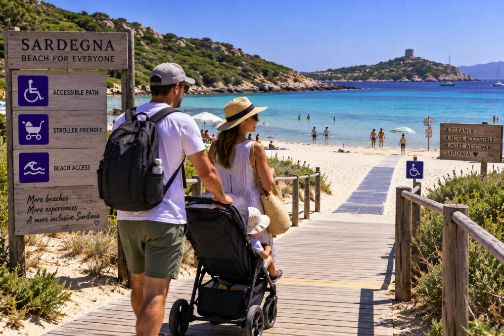 Sardinia with a Baby: How to Find Stroller-Friendly Beaches Without Getting Stuck in the Sand