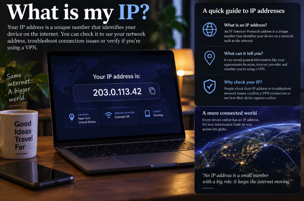 What Is My IP? What Your Internet Address Reveals — and What It Doesn’t