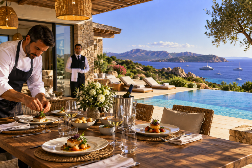 Sardinia Luxury Villas with a Private Chef and Butler: What Does a Fully Staffed Stay Cost?