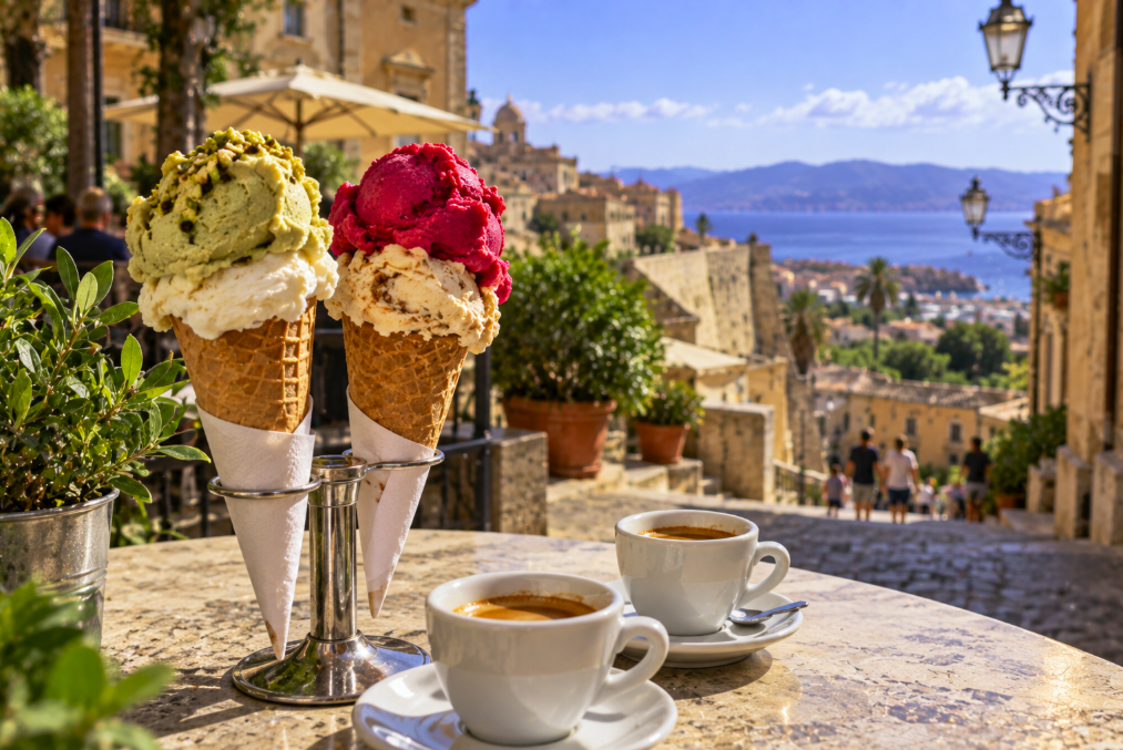 Gelato and Coffee in Cagliari: Two of Sardinia’s Best Low-Cost Treats