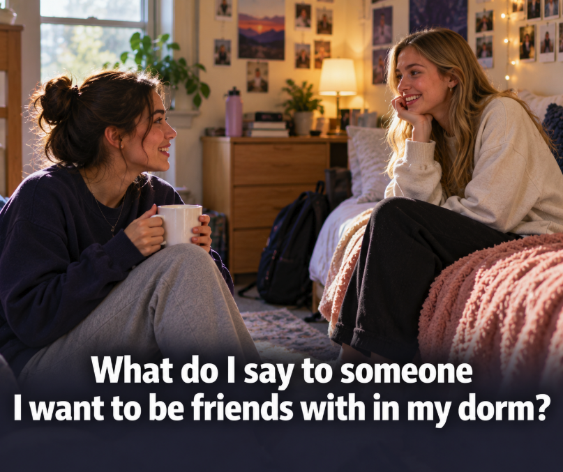 What Do I Say to Someone I Want to Be Friends With in My Dorm?