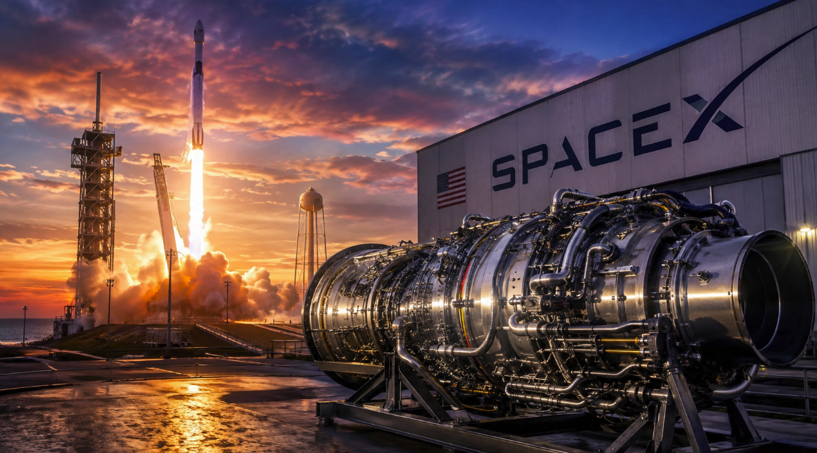 SpaceX Is Turning Rocket Manufacturing Know-How Toward AI’s Gas-Turbine Bottleneck