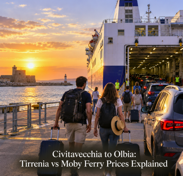 Civitavecchia to Olbia: Tirrenia vs Moby Ferry Prices Explained