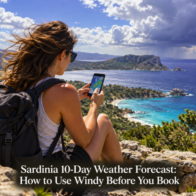 Sardinia 10-Day Weather Forecast: How to Use Windy Before You Book